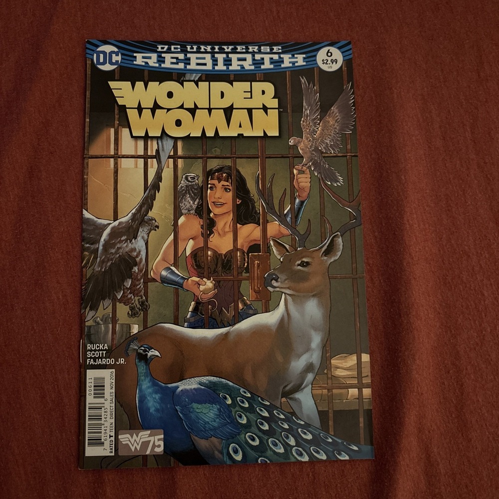 Wonder Woman #6 Vol. 5 2016 DC Comics Rebirth High Grade Comic Book